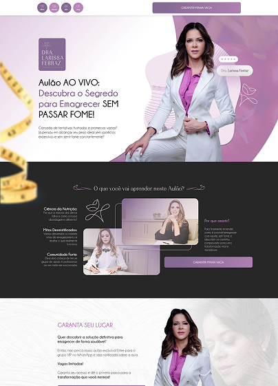 Landing Page – Larissa Ferraz