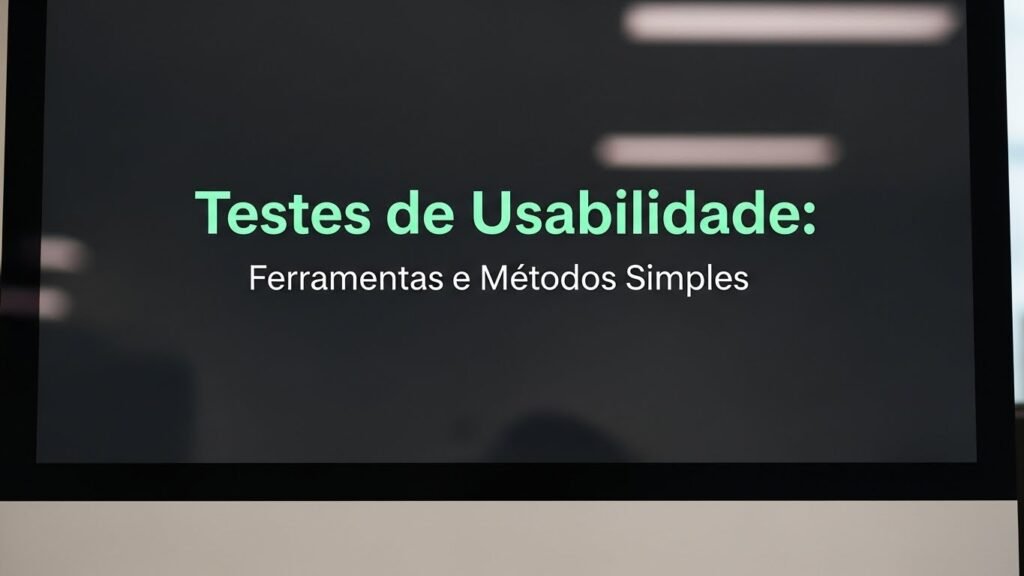 Testes de Usabilidade