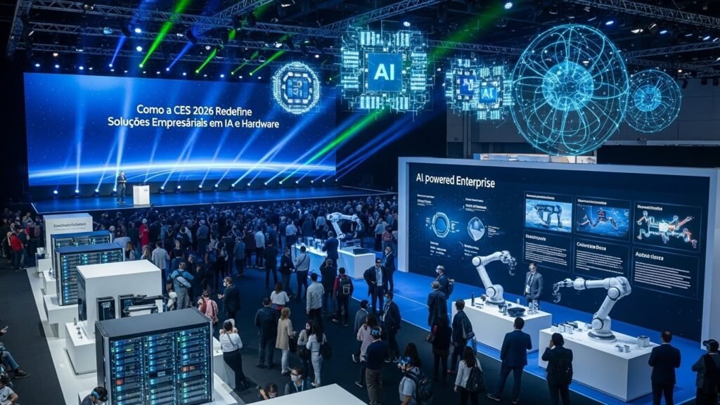 Como o CES 2026 Redefine Soluções Empresariais em IA e Hardware