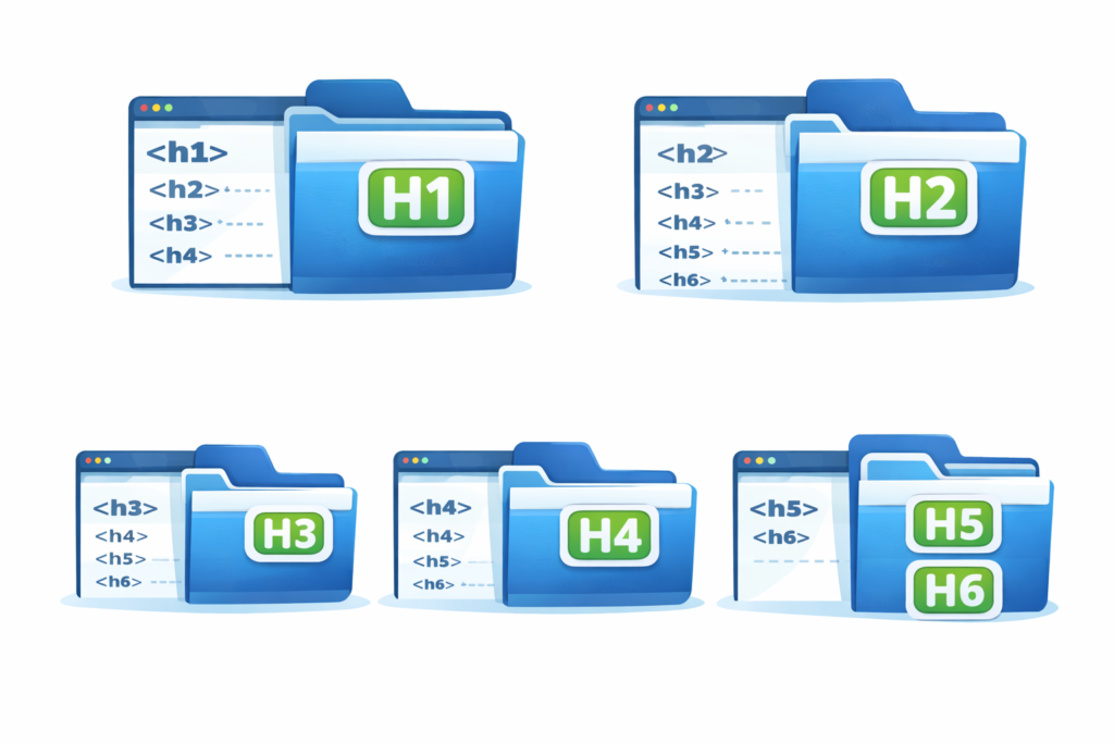 Estrutura de headings (H1–H6): como usar sem erros