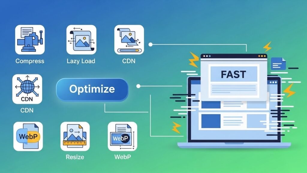 Otimização imagens para acelerar o carregamento do site