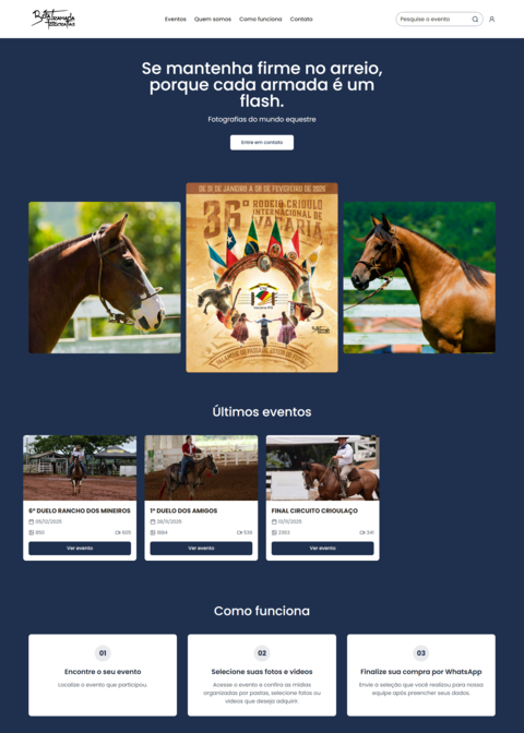 Web App – Bota Tramada Fotografias