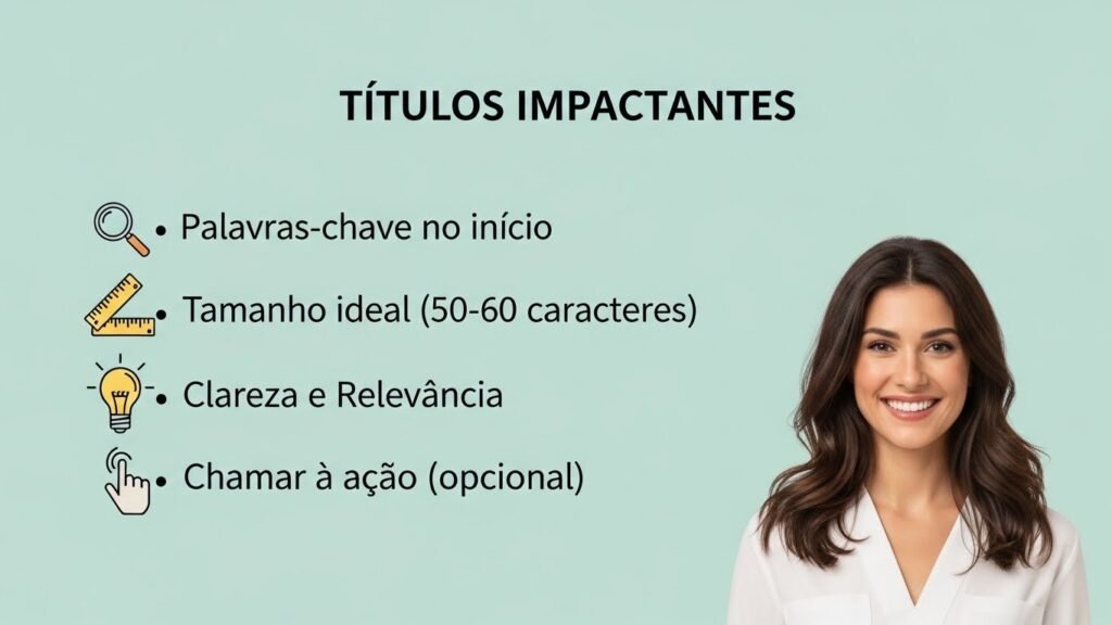 Títulos e descrições otimizados: como escrever para SEO
