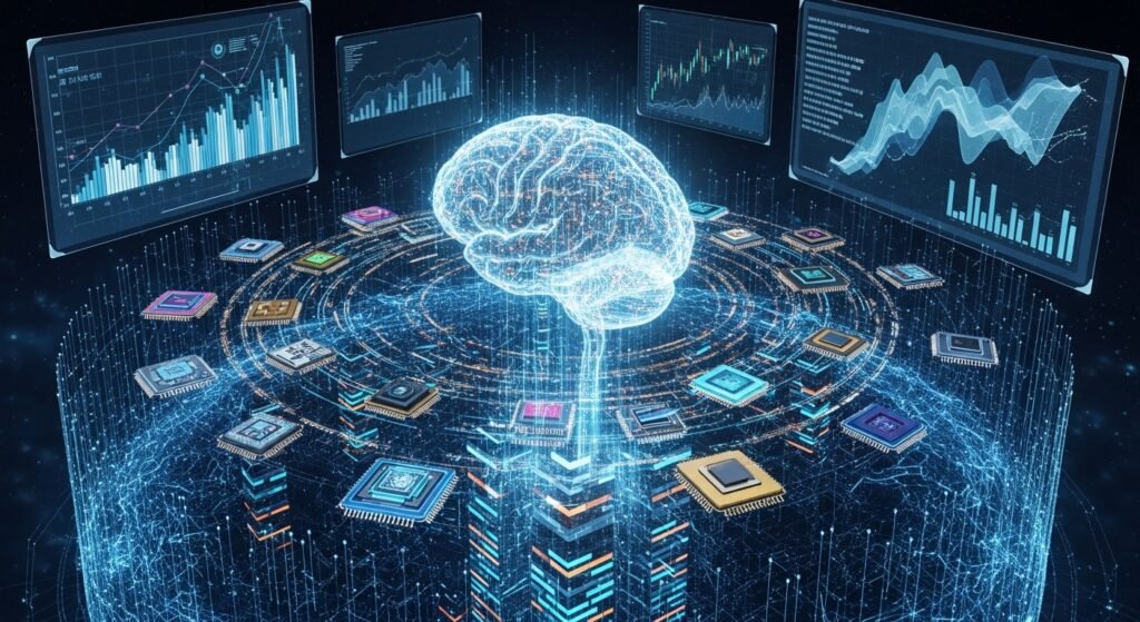 Soluções Tecnológicas Escaláveis: Investimentos Massivos em IA, Chips Alternativos e Segurança Cibernética Aprimorada