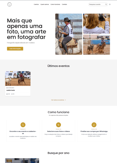 Web App – Lya Furmann Fotografias